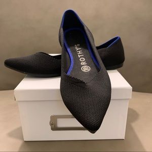Rothy’s Black Point Flat Size 6.5